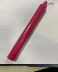 Bougie ésotérique rose foncé