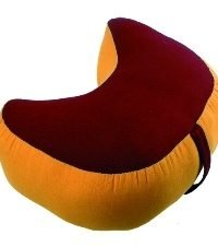 Zafu demi-lune - rouge/jaune