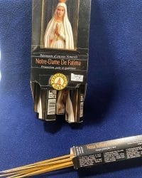 Encens Indien naturel Notre-Dâme de Fatima