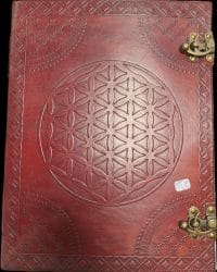 GRIMOIRE / LIVRE D'OR EN CUIR